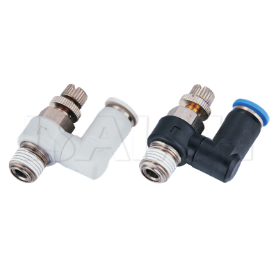 ISS NPT-Thread Freely Rotating Speed Control Valve