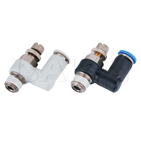 ISS NPT-Thread Freely Rotating Speed Control Valve