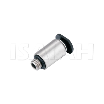 POC-C Round Male Straight Mini Fitting