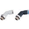Isaiah 브랜드 45도 팔꿈치 공기 커넥터 공압식 원터치 튜브 피팅