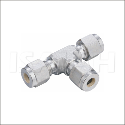 SKE Union Tee 316L Stainless Steel Fittings with Double Ferrule