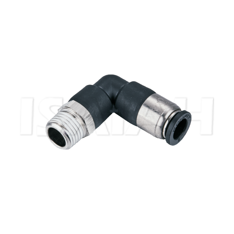 Ningbo High Quality Pneumatic Air L-Shape Elbow Valve Stop Fitting Valve