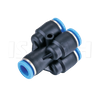 Low Price China Supplier Quick Connector Pneumatic Parts Auxiliary components Five Way Connector SANG-A Type Air Fittings
