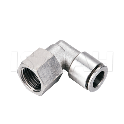 NTLF Female G-thread Brass Pneumatic Fitting with Nickel Plated