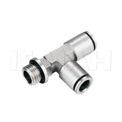 IPDT G-Thread Branch Tee Brass Air Fitting