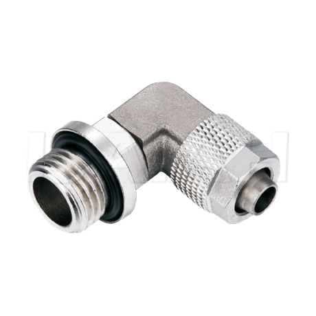 IBL-G L Elbow Brass with Nickel Pneumatic Connector