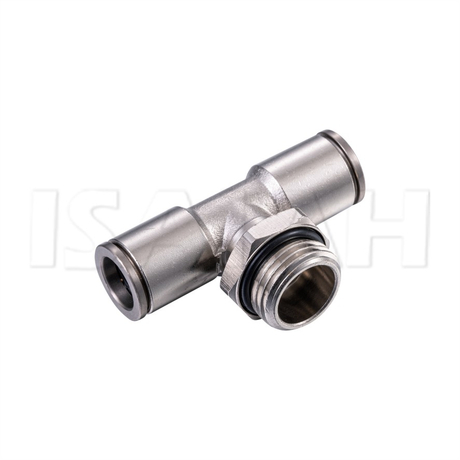 ATB G-thread Tee-junction Brass Pneumatic Fitting