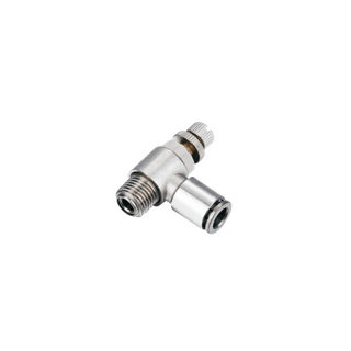 High Quality All Copper Threaded Throttle Valve Air Speed Controls Valve