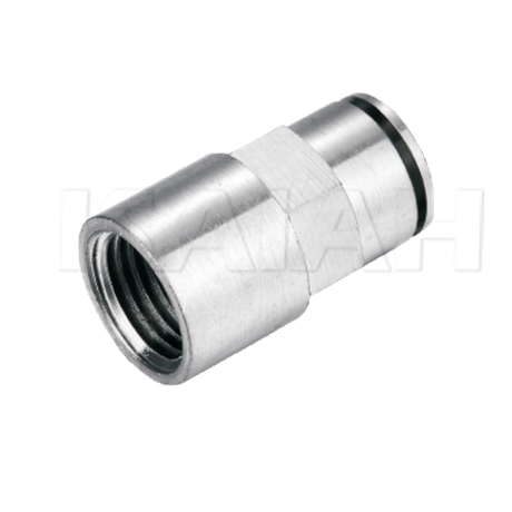NTCF Female Thread Brass Air Fitting with Nickel Plated