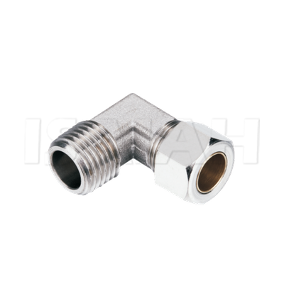 IKL Brass 90-Degree Elbow Compression Fitting