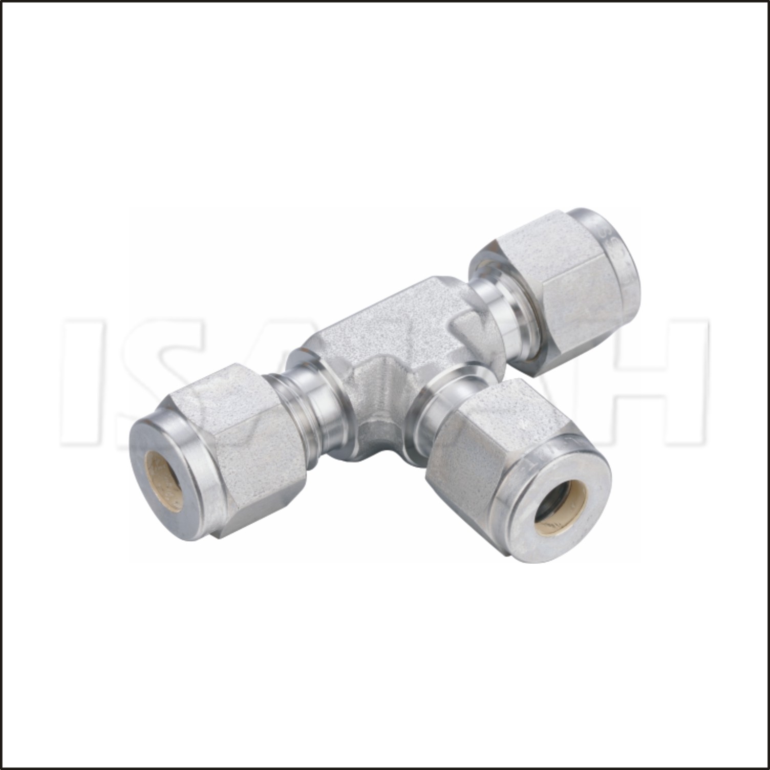 High Pressure 20 MPa NPT Male Thread Branch Tee Stainless Steel Fittings for Pneumatic Hydraulic Systems By Air Water