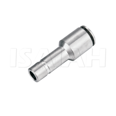 NTGJ Plug in Reducer Brass with Nickel Plated Pneumatic Fittings