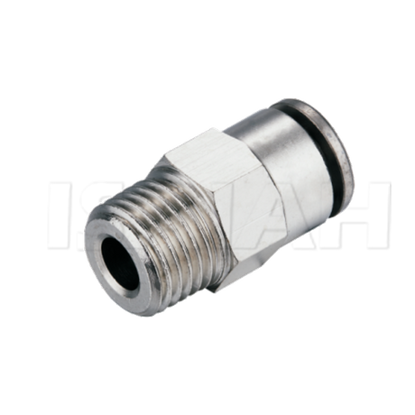 IPCT Male Straight Brass Pneumatic Fitting