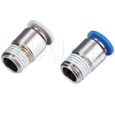 IPOC Round Male Straight Fitting